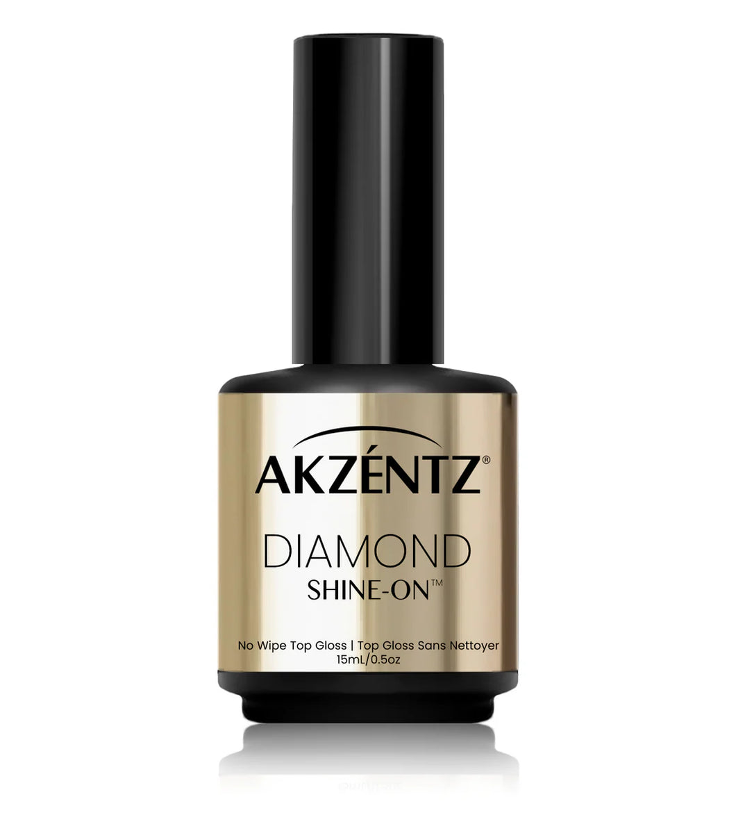 AKZENTZ  - DIAMOND SHINE ON TOP GLOSS (NO WIPE)